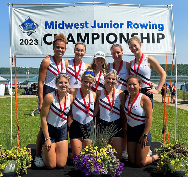 SLRC Junior Girls with medals