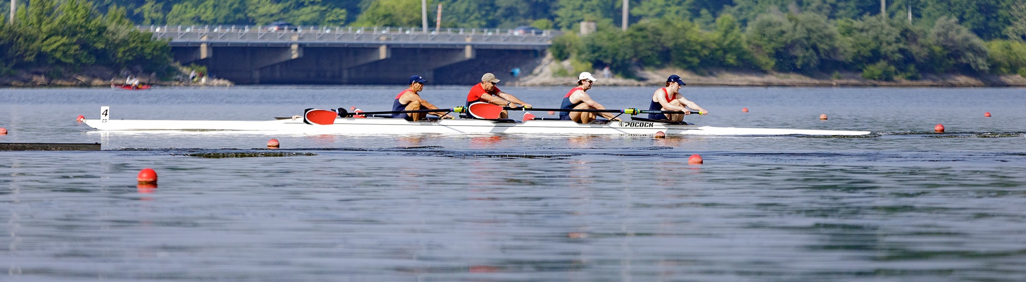 Men's 4 shell racing