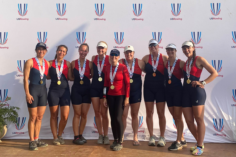 SLRC Women's Competitive Masters with gold medals